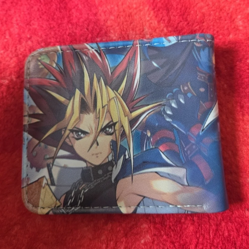 New yugioh anime manga leather wallet